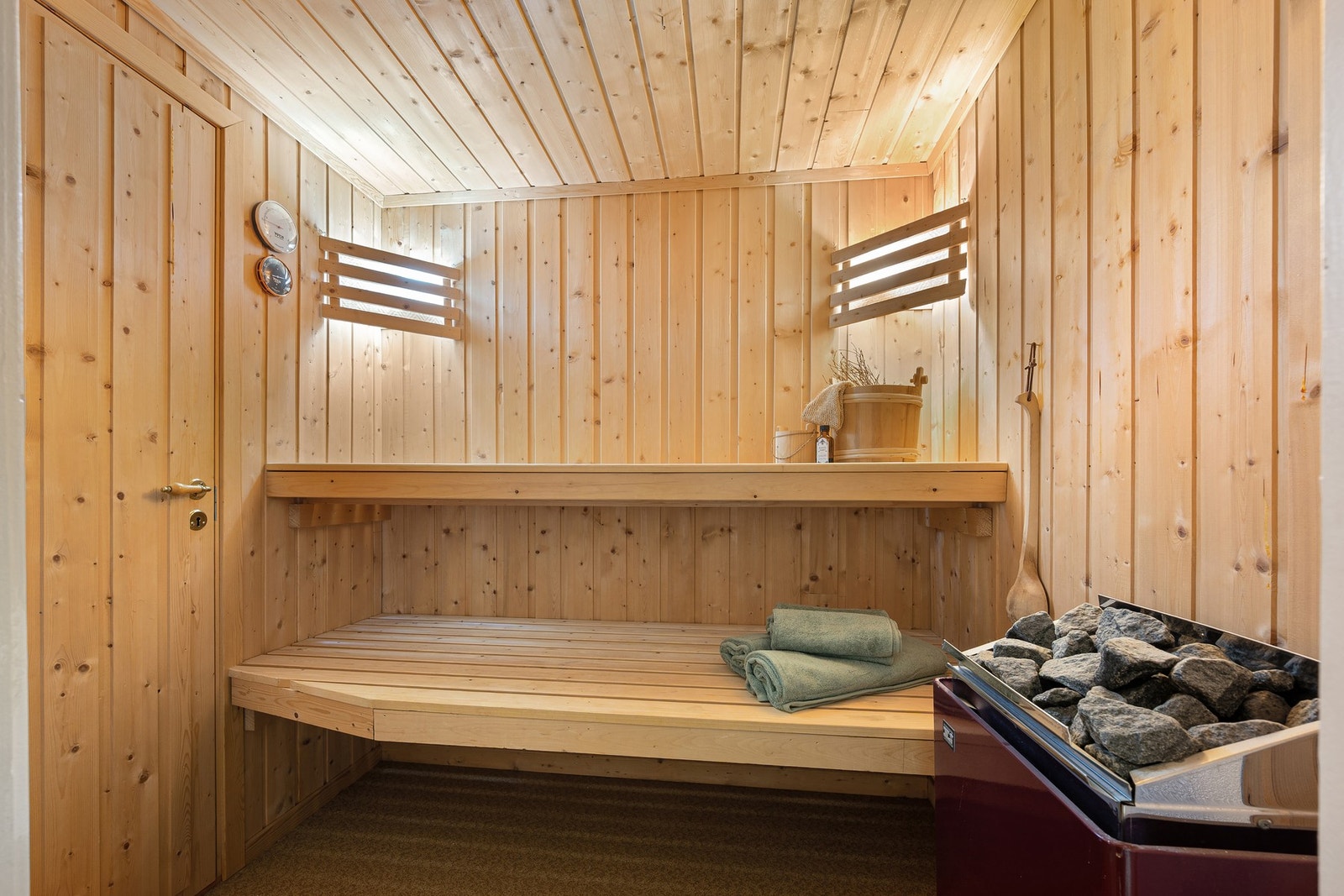 Med badstue, en fin måte å koble av på. Galleribilde