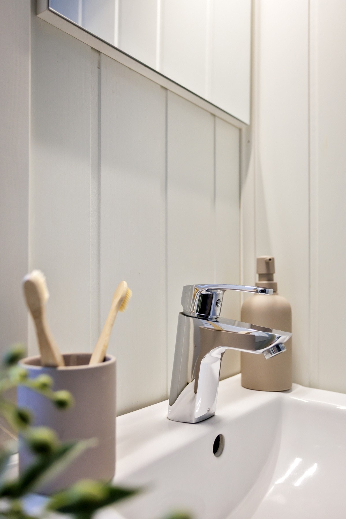 Fra gangen har du tilkomst til et praktisk gjestetoalett. Galleribilde