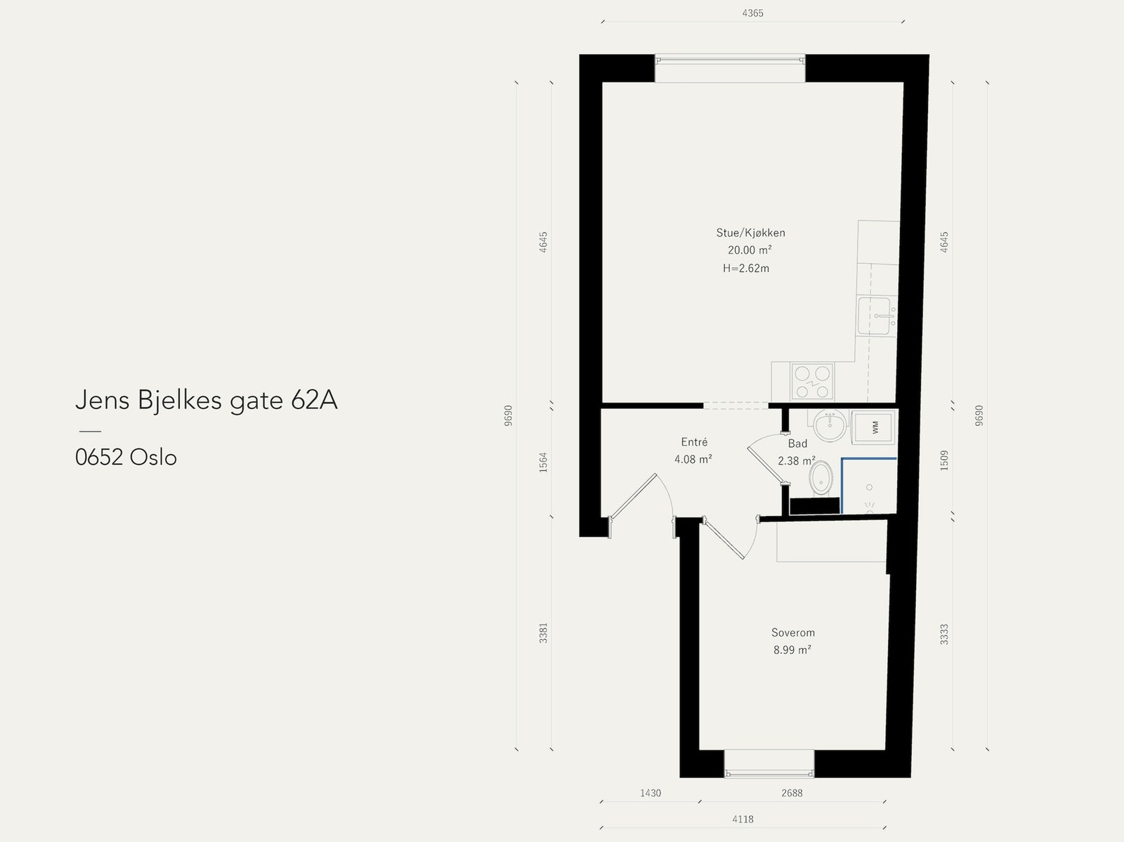 Plantegning Galleribilde