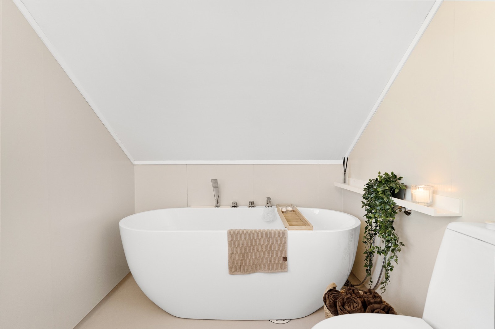 Badets innredning er fra 2025. Galleribilde