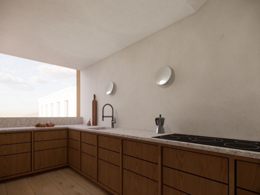 Konseptbilder av leiligheten slik den kan bli etter utbygging - kun ment som illustrasjon Galleribilde