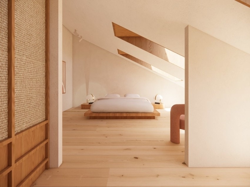 Konseptbilder av leiligheten slik den kan bli etter utbygging - kun ment som illustrasjon Galleribilde