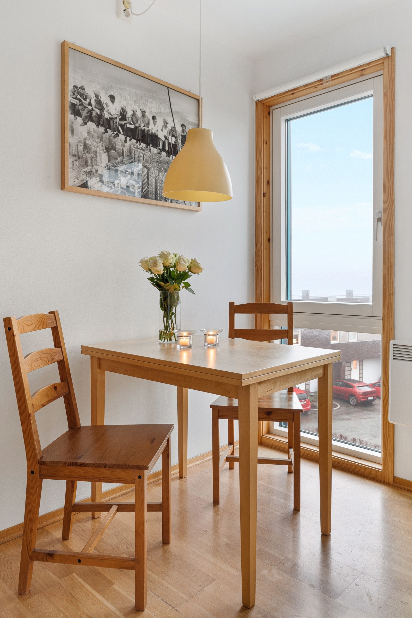 Fra spiseplassen er det nydelig utsikt. Galleribilde