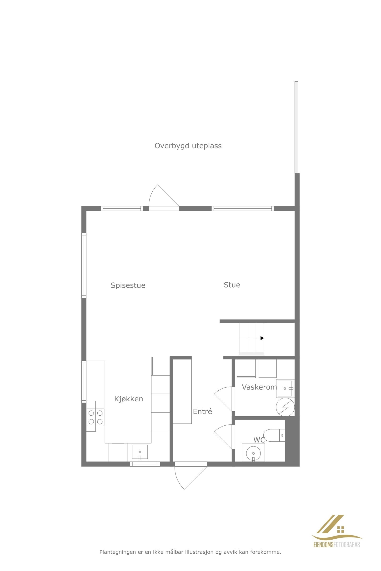 Plantegning Galleribilde