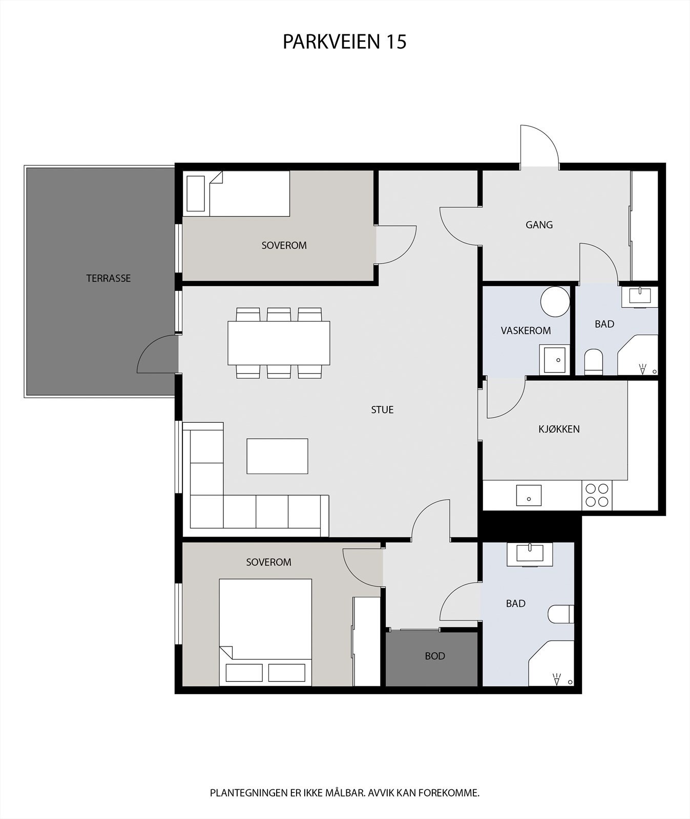 Plantegning Galleribilde