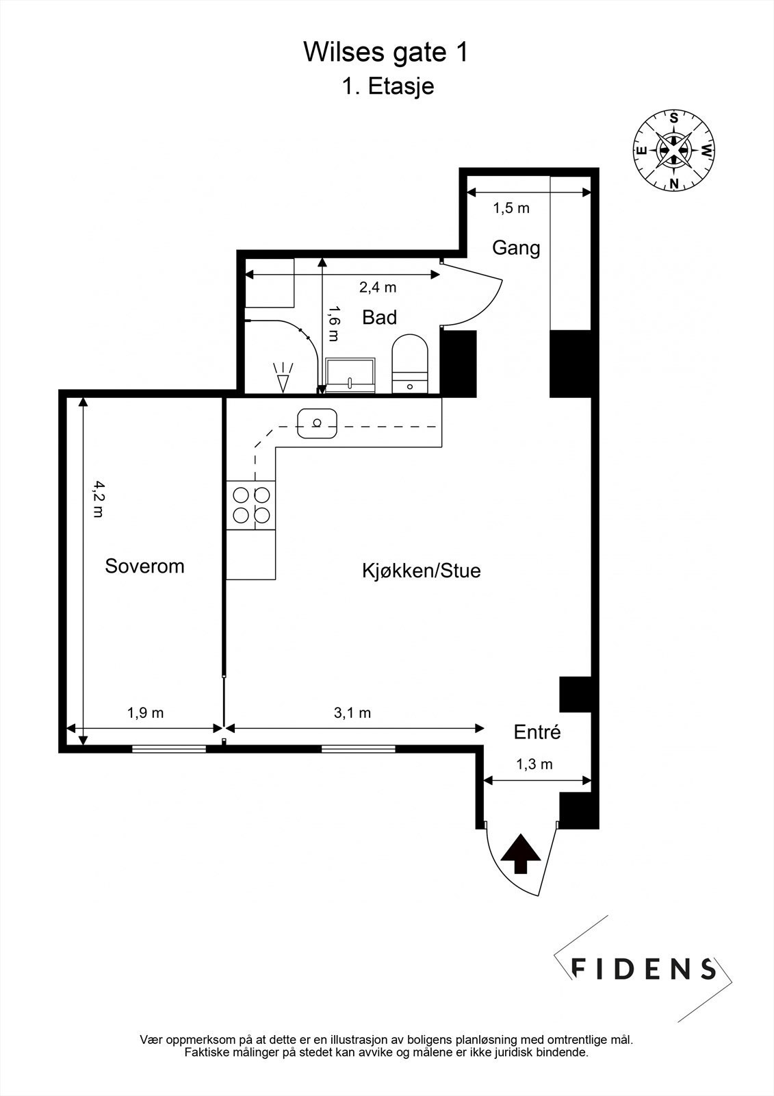 Plantegning. Galleribilde