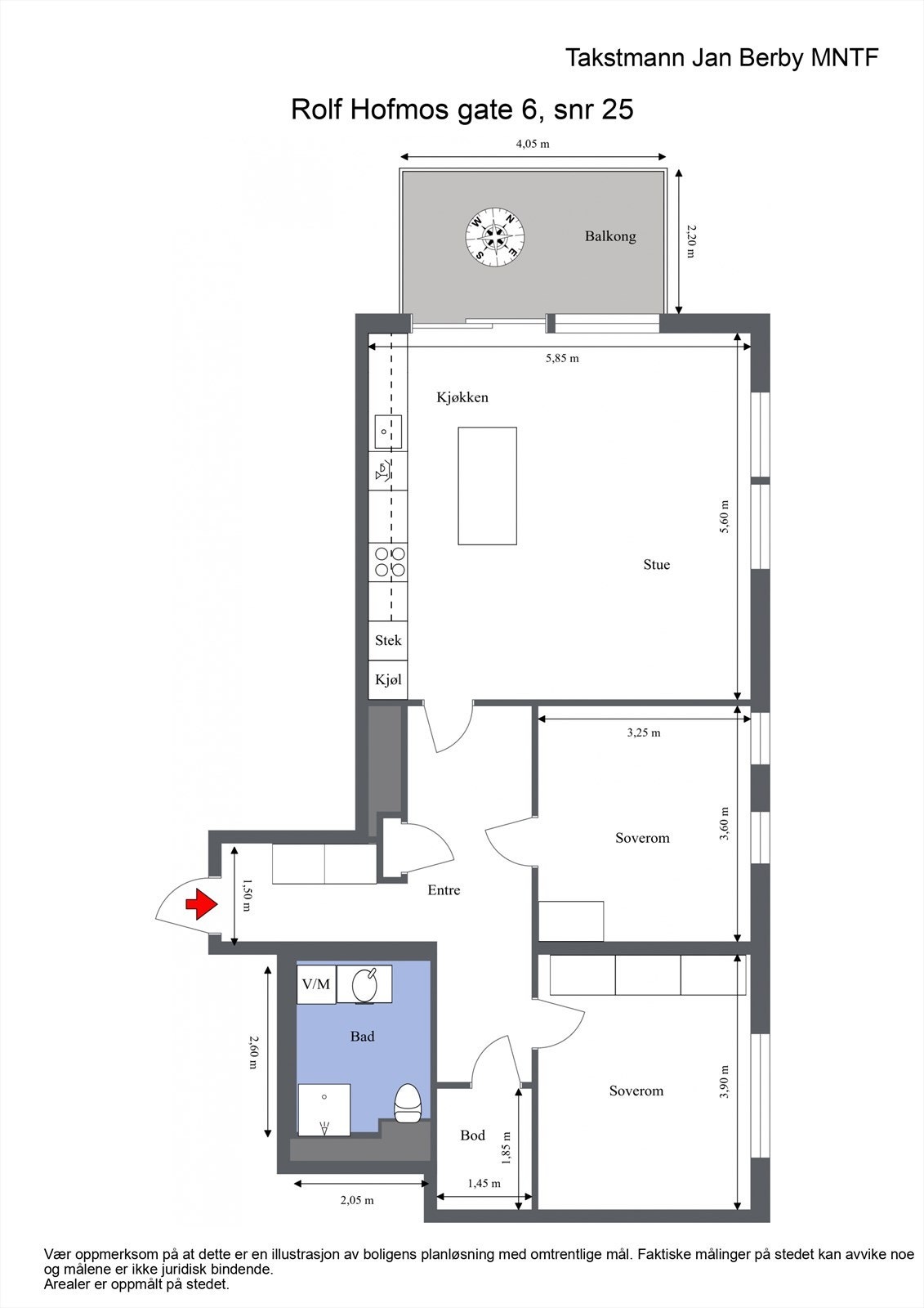 Plantegning. I tillegg medfølger bod i kjelleren. Galleribilde