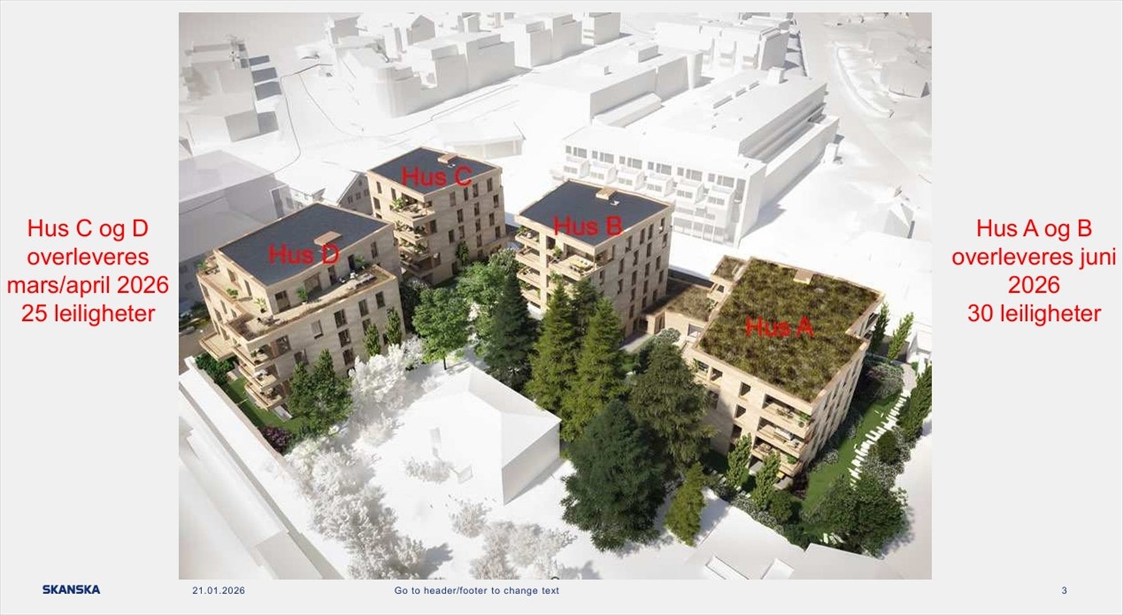 Denne leiligheten ligger hus B, som estimeres å være ferdig juni 2026. Galleribilde