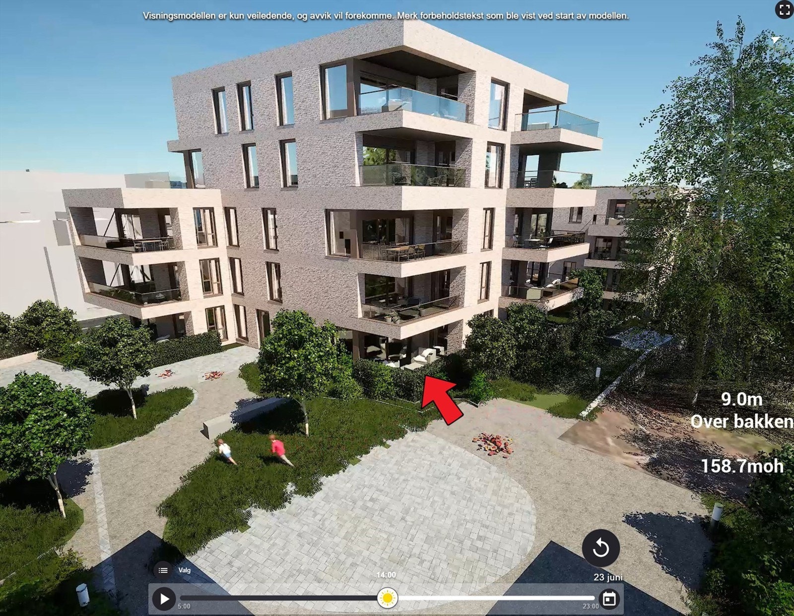 Illustrasjon av fasade og plassering. Avvik kan forekomme. Galleribilde