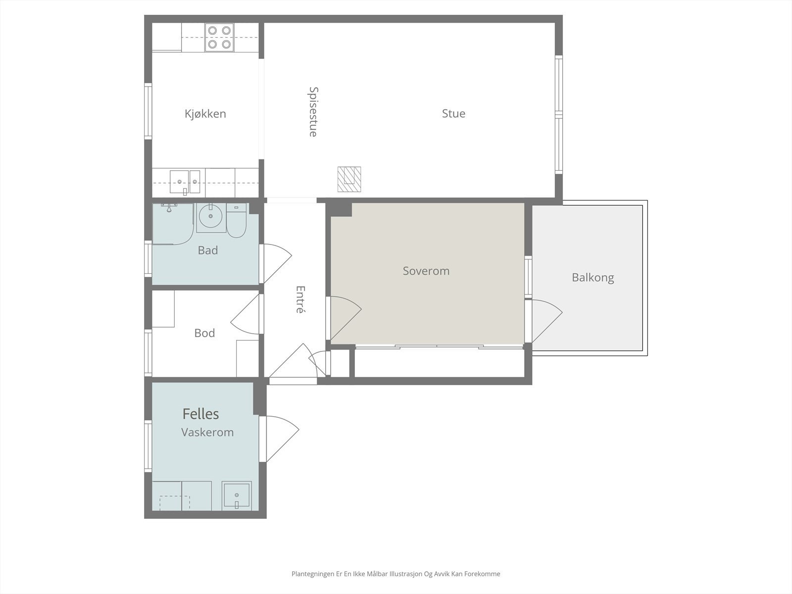 Plantegning Galleribilde