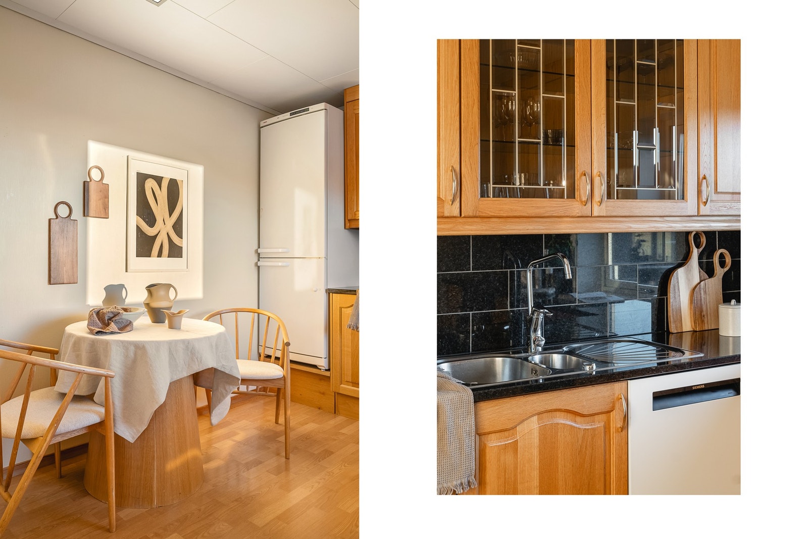 Her er det godt med arbeids- og oppbevaringsplass. Galleribilde