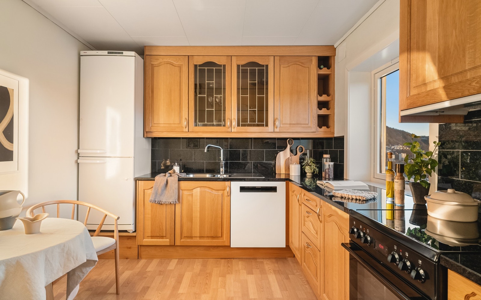 Kjøkkenet måler 9,2 m². Galleribilde