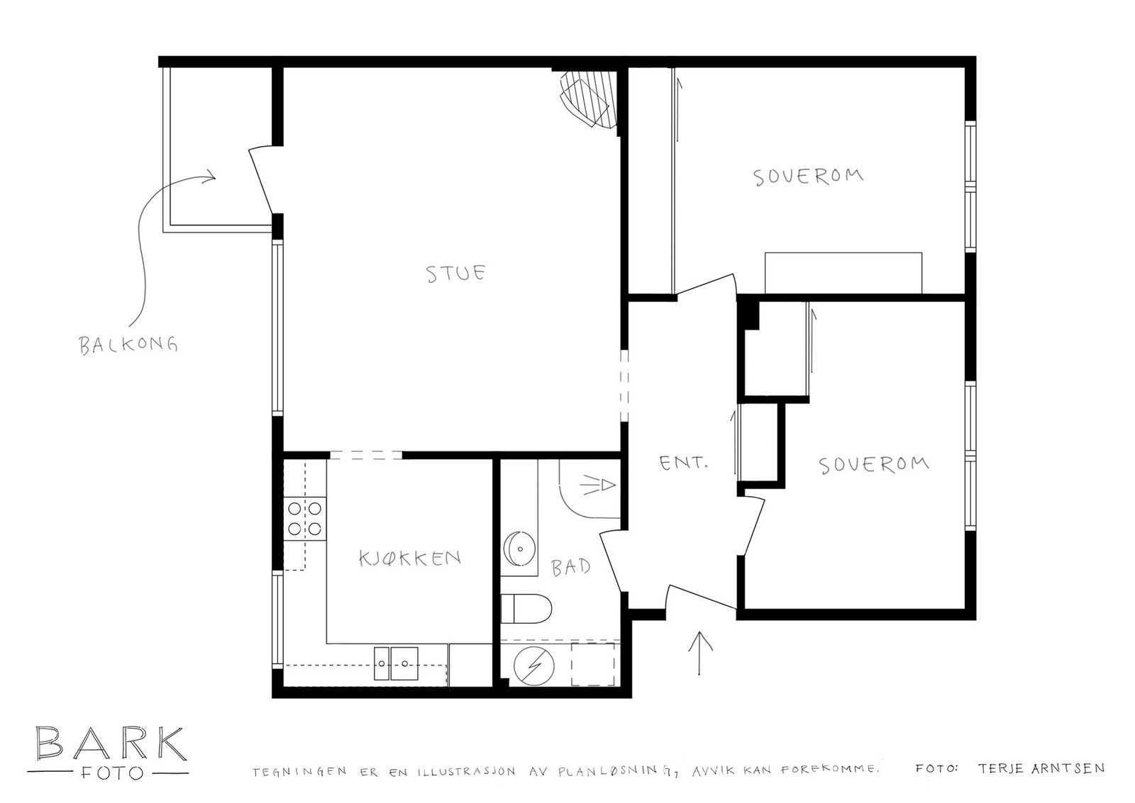 Plantegning. Galleribilde