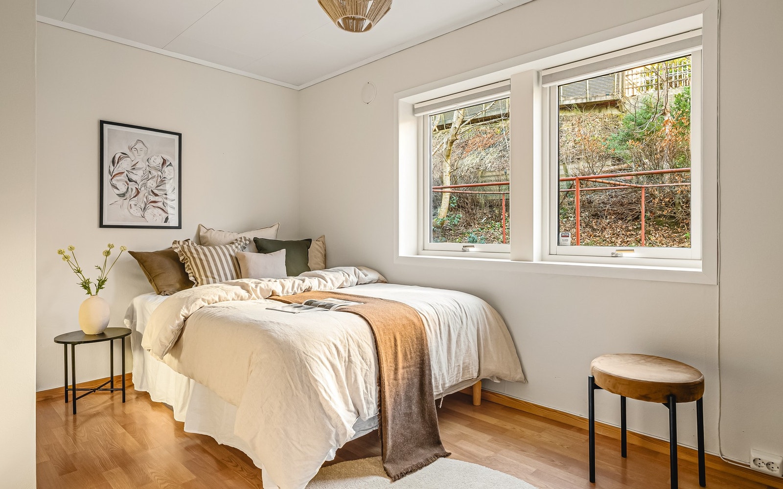 Leiligheten hadde tidligere tre soverom. Løsningen kan enkelt tilbakestilles. Galleribilde