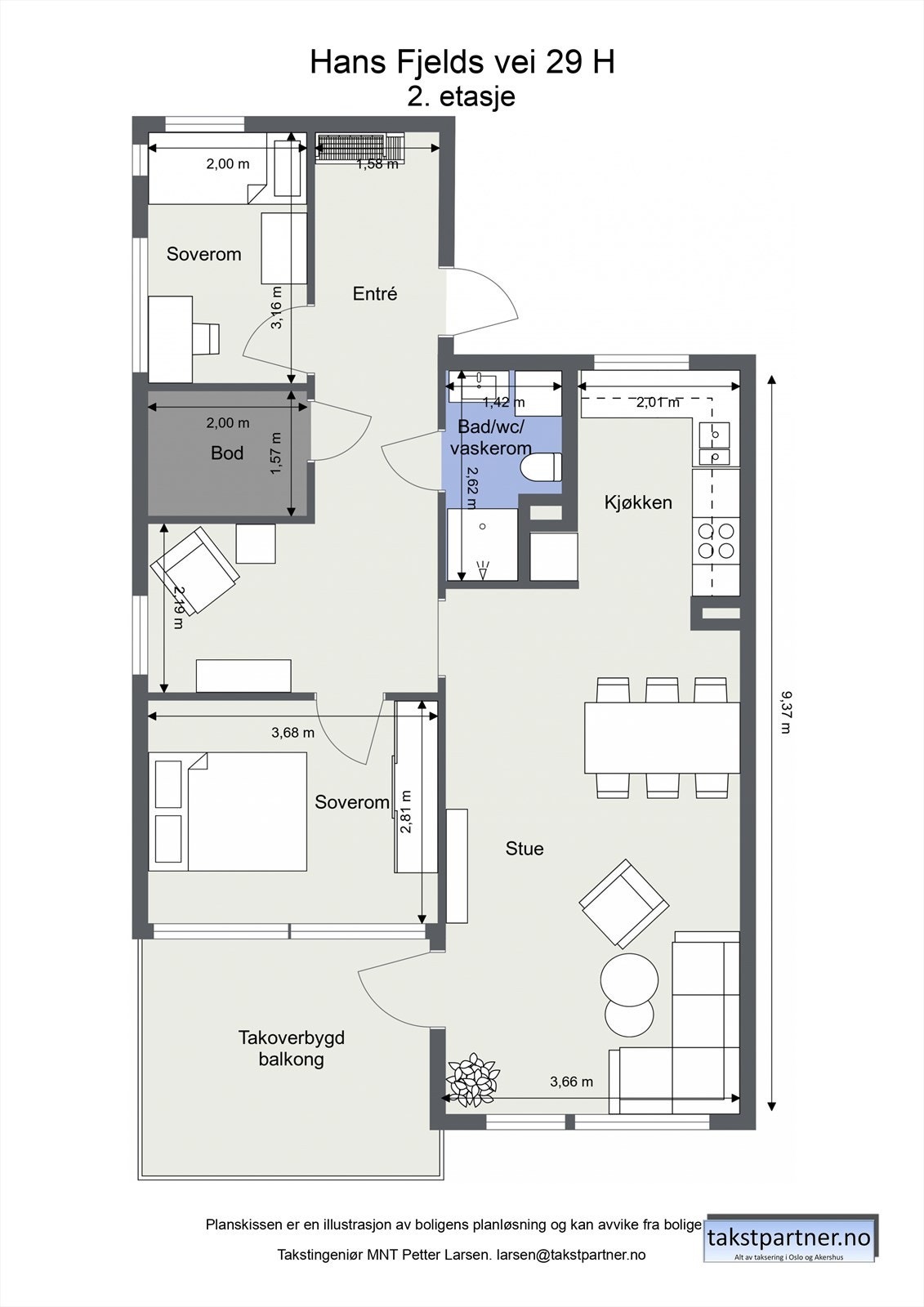 Planskisse. Galleribilde