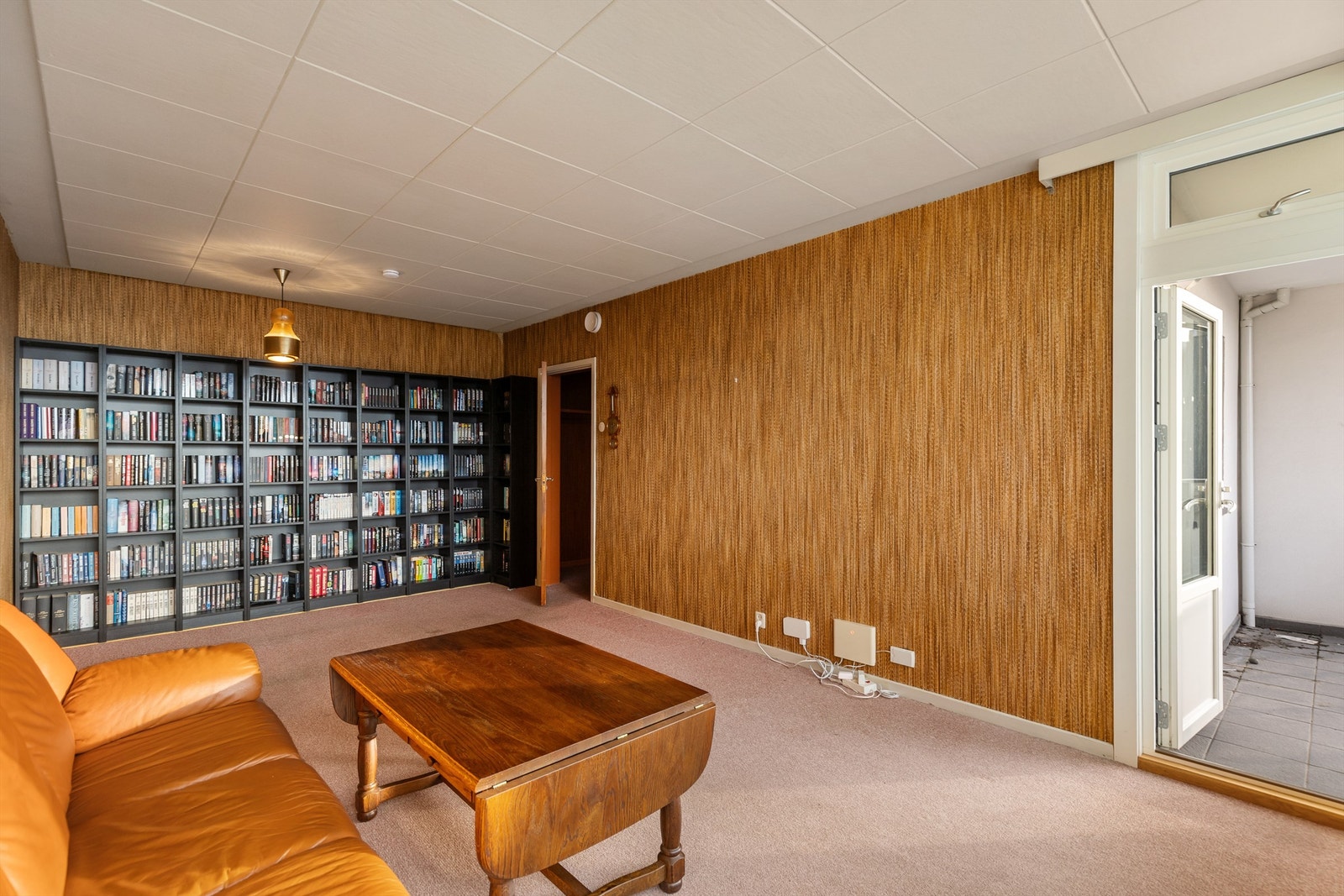 Stue med utgang til balkong Galleribilde