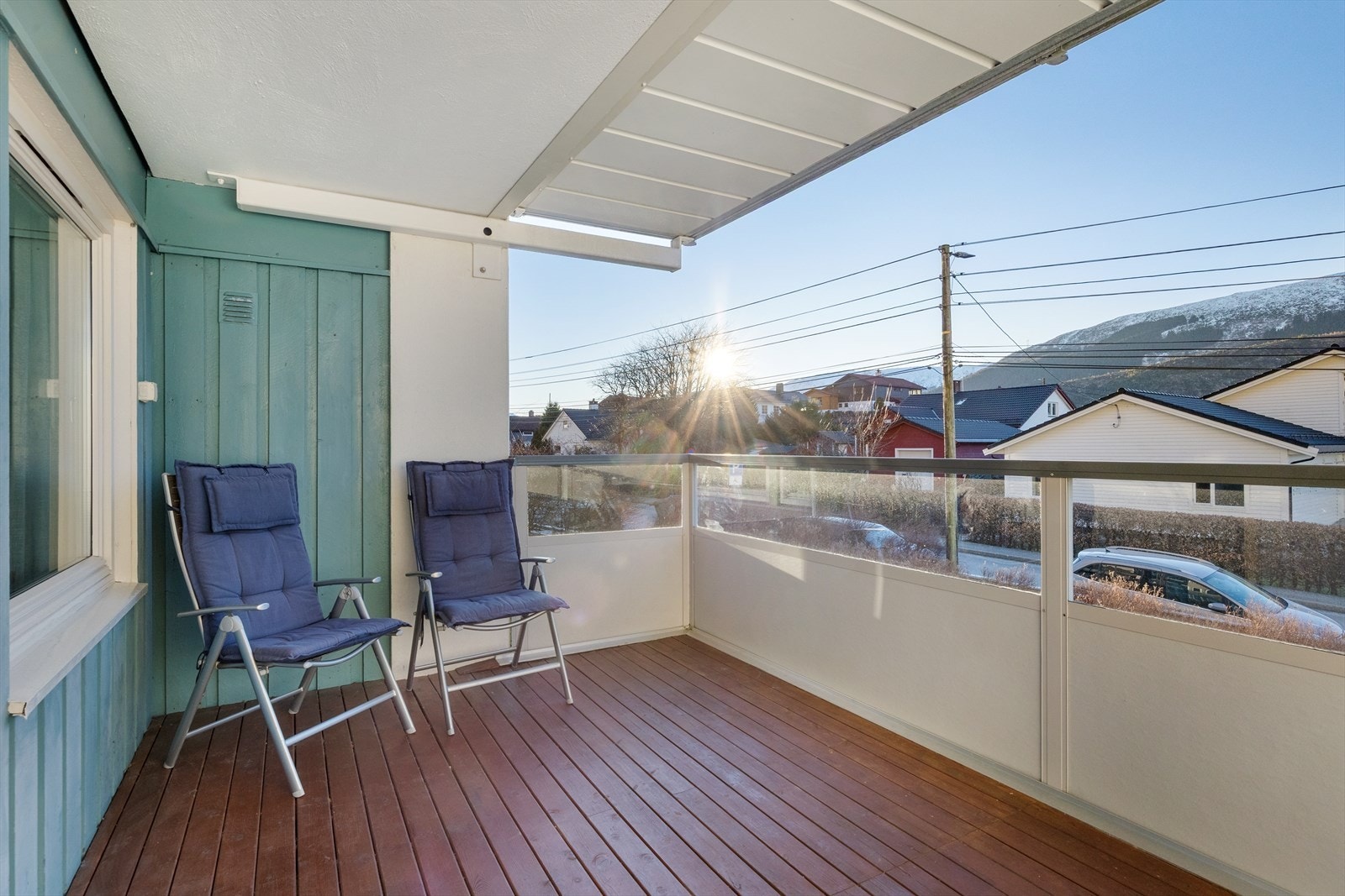 Her nyter man gode sol- og utsiktsforhold. Galleribilde