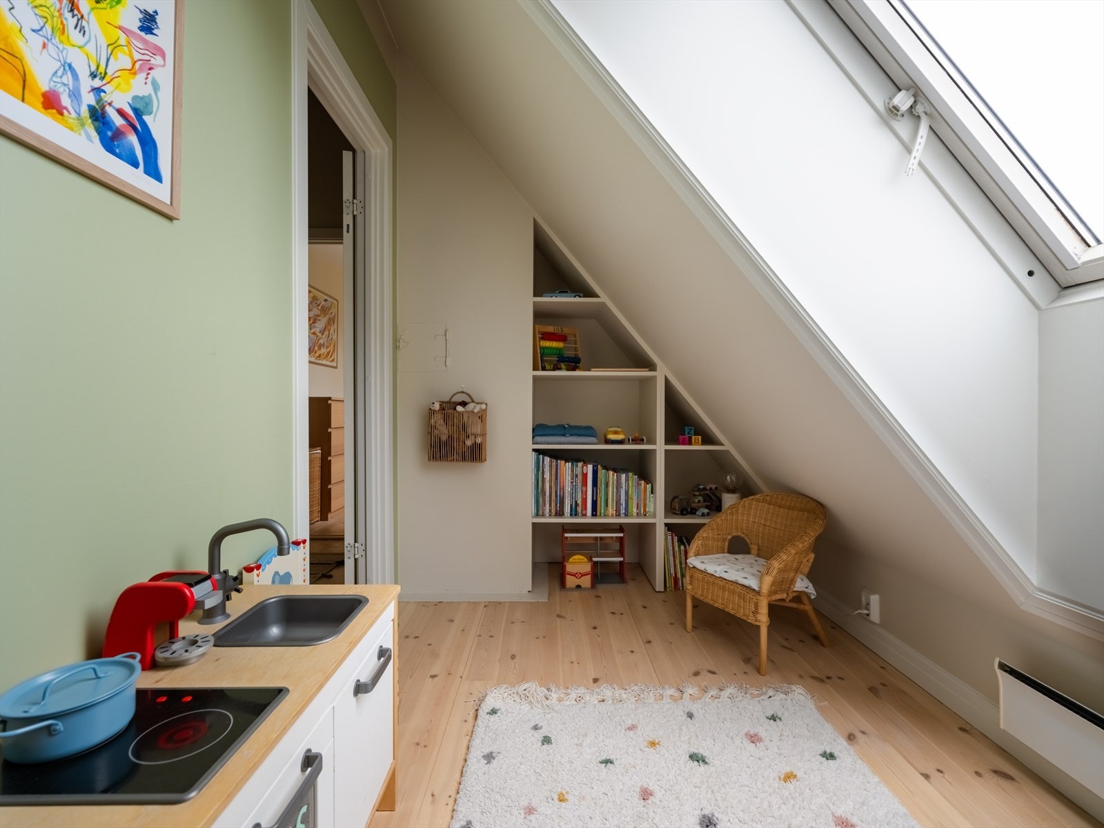 Legg merke til de plassbygde løsningene Galleribilde