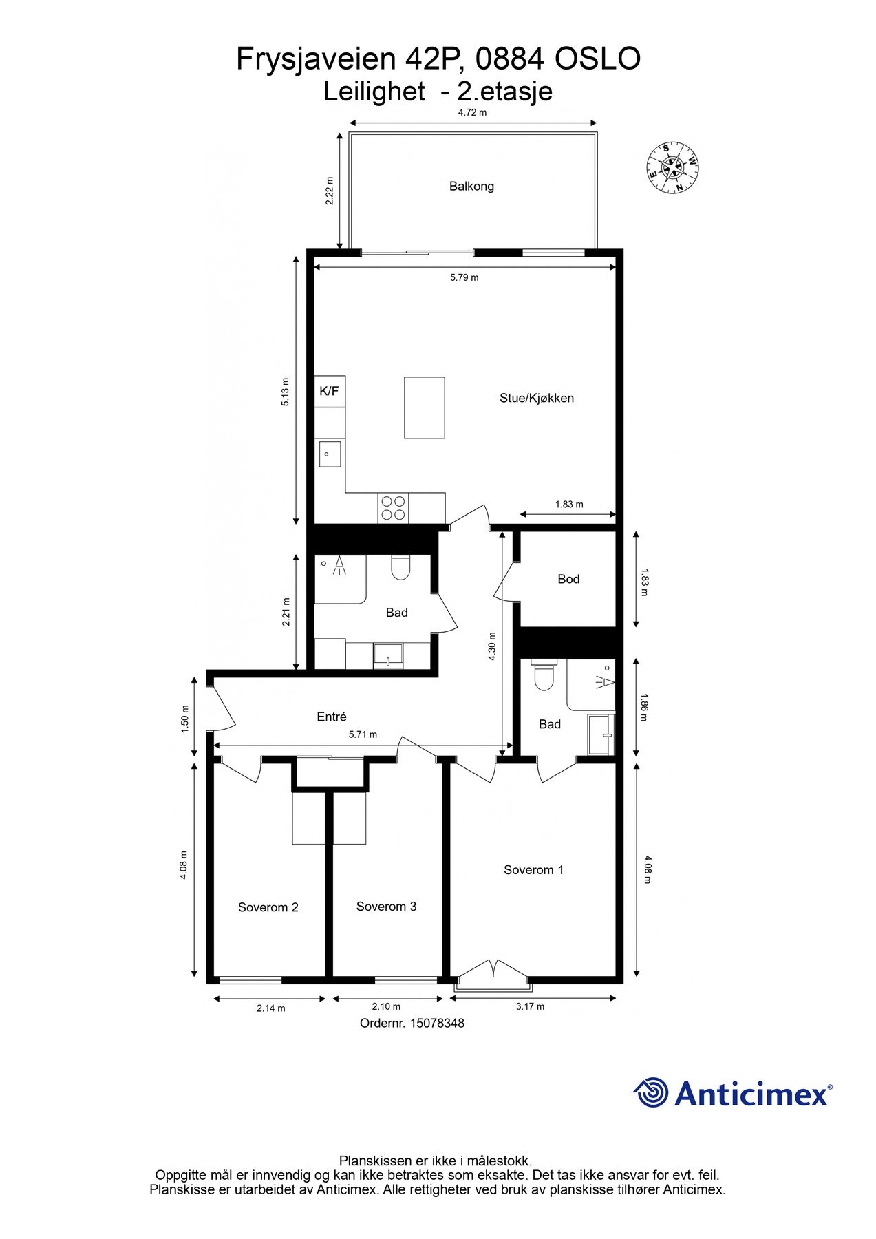 Plantegning Galleribilde