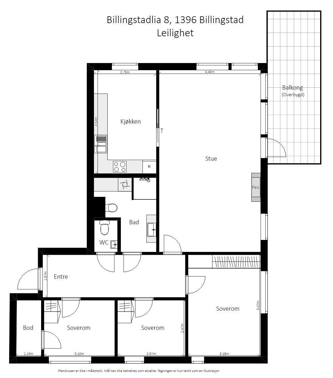 Plantegning. Galleribilde