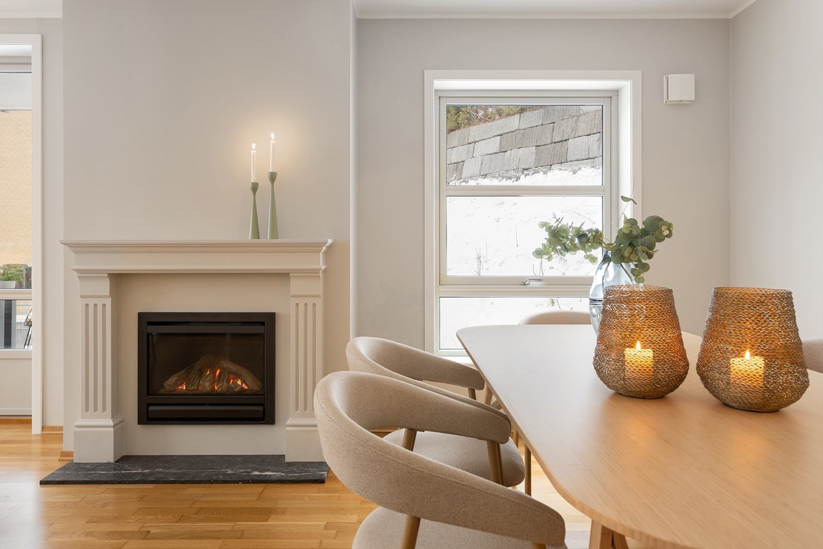 Plass til et stort spisebord. Galleribilde