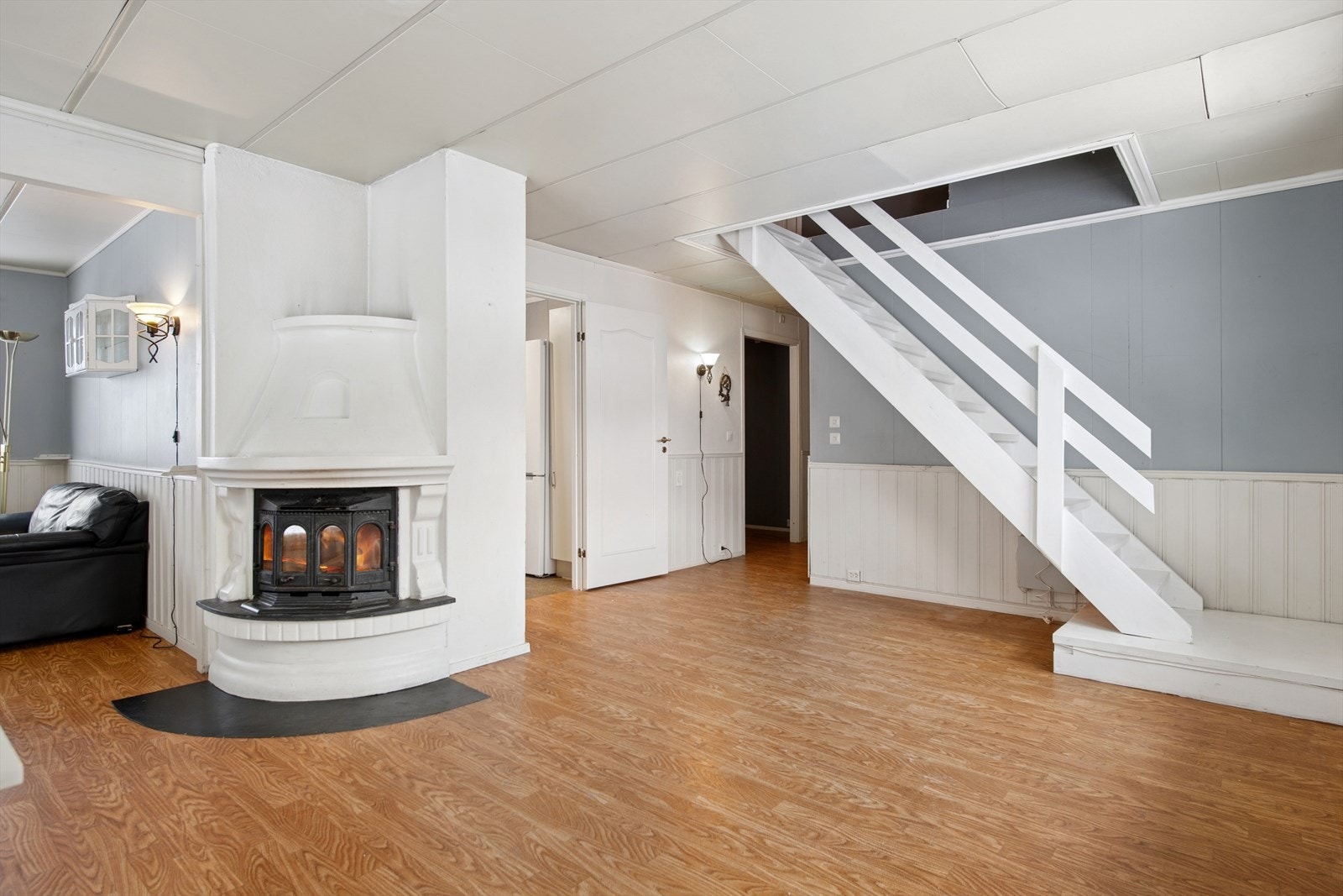 Her kan du enkelt møblere etter eget ønske med sofa og tilhørende møblement. Galleribilde