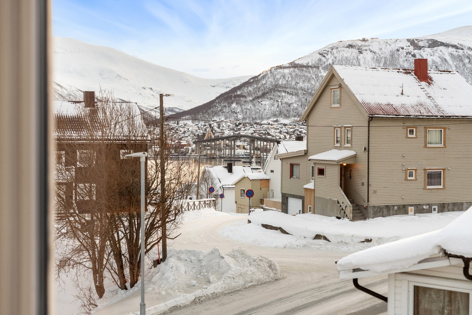 Flott utsikt fra boligen. Galleribilde