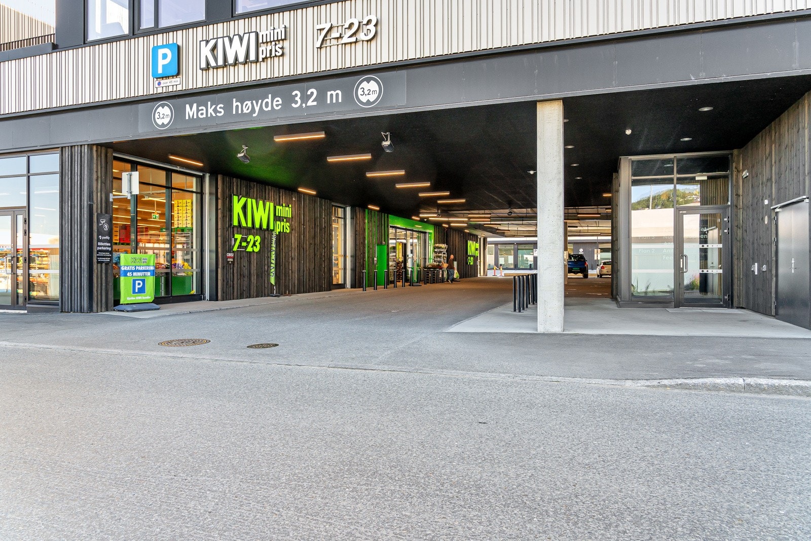 Kiwi ligger 300 meter unna boligen. Galleribilde