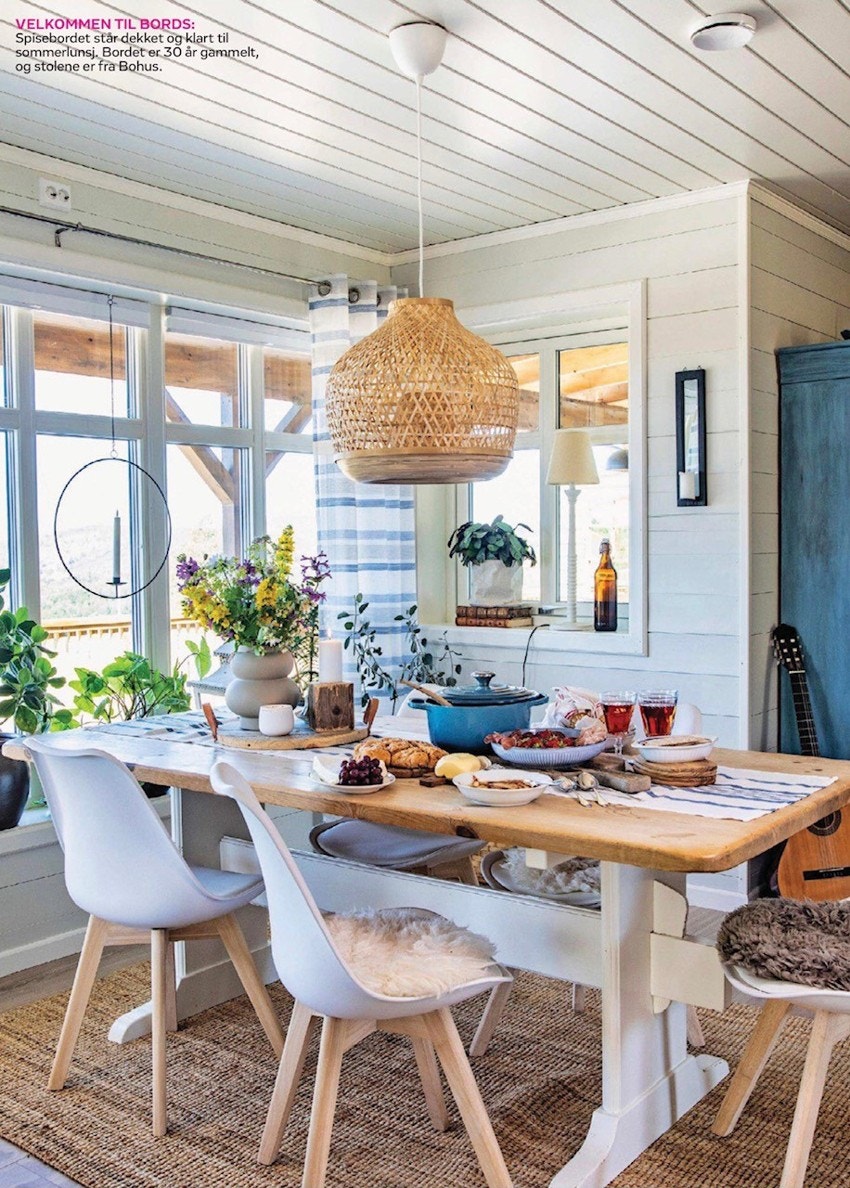 Boligreportasje i Hjemmet nr. 34. Private bilder. Galleribilde