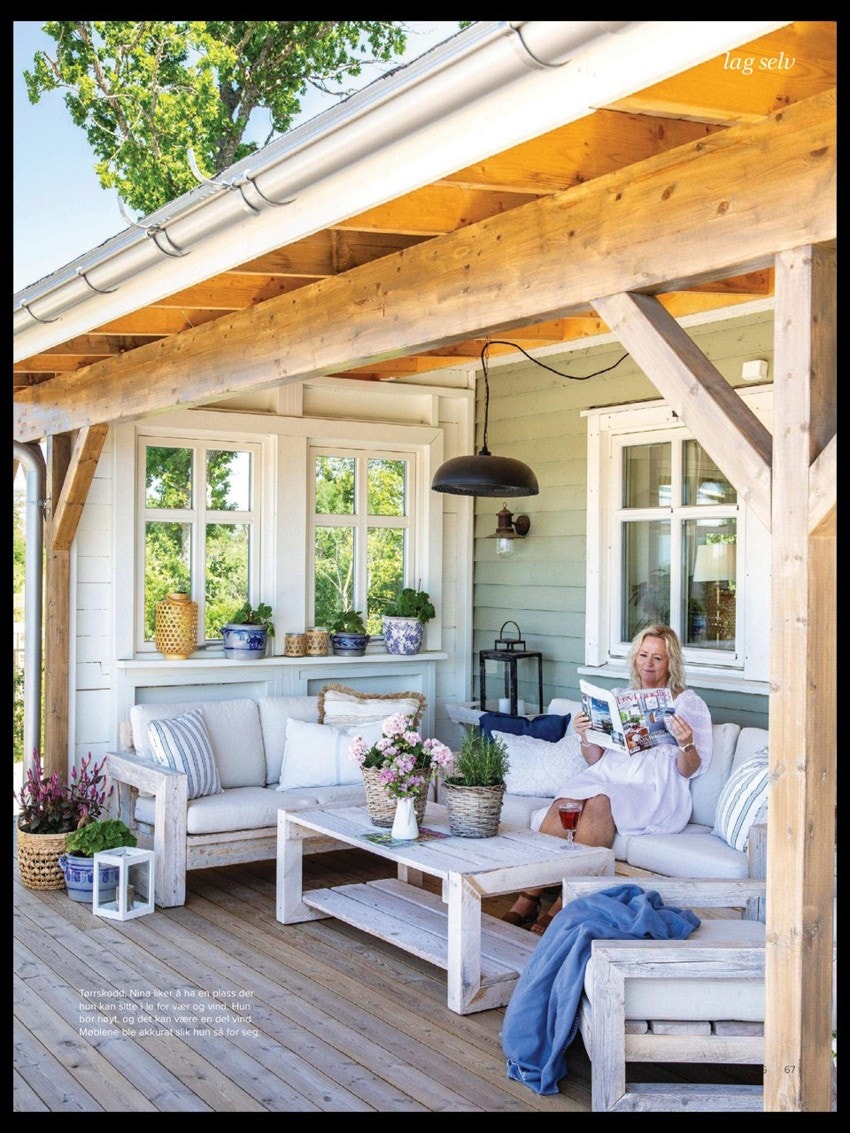 Reportasje i Lev Landlig nr. 4. Private bilder. Galleribilde