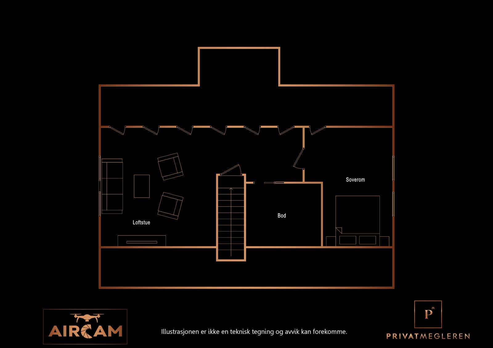 Plantegning 2. etg. Galleribilde