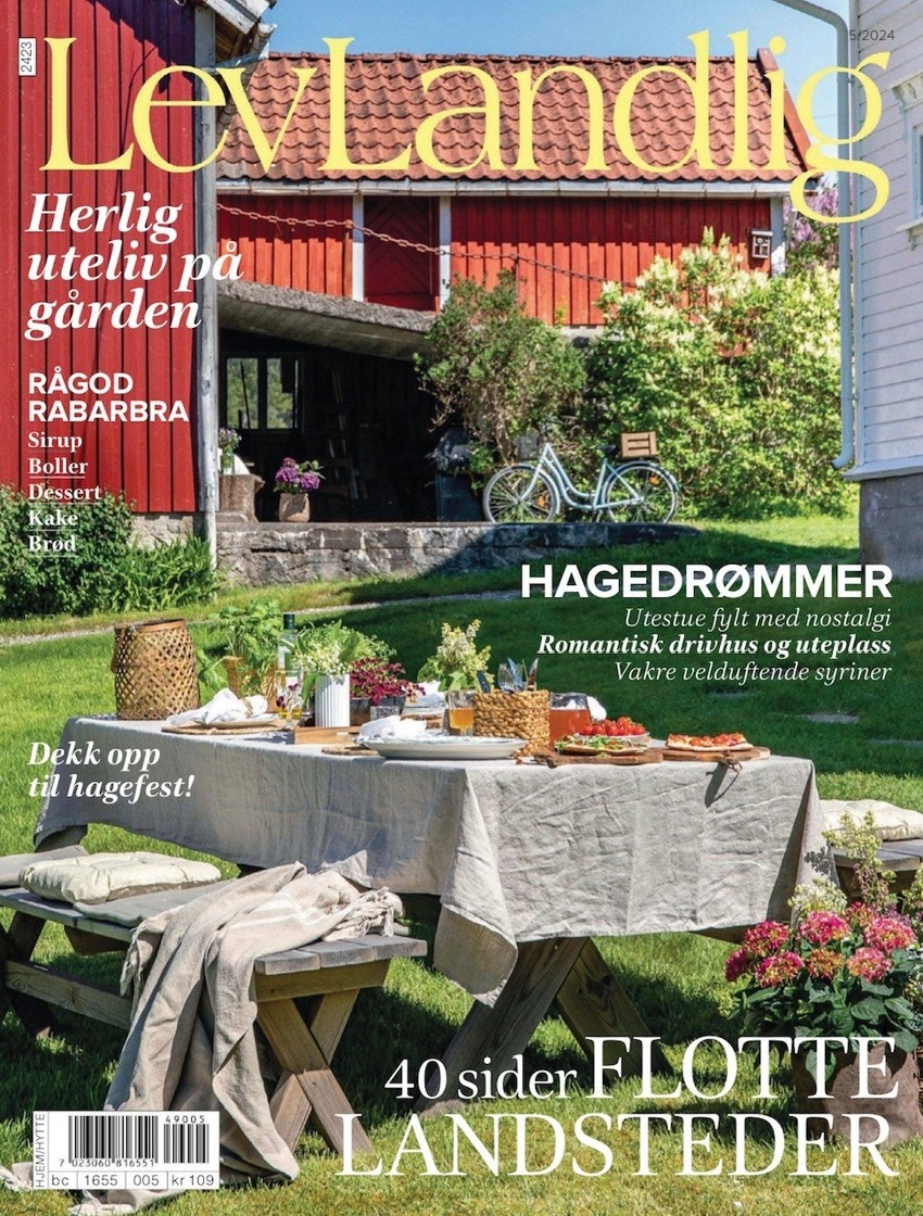 Reportasje i Lev Landlig nr. 5. Private bilder. Galleribilde