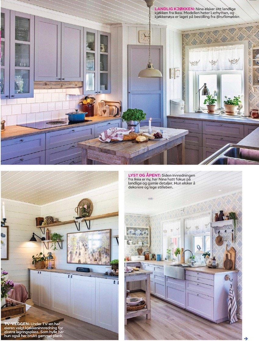 Boligreportasje i Hjemmet nr. 34. Private bilder. Galleribilde