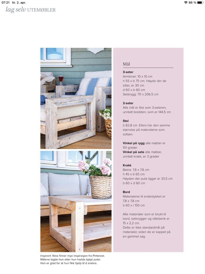 Reportasje i Lev Landlig nr. 4. Private bilder. Galleribilde