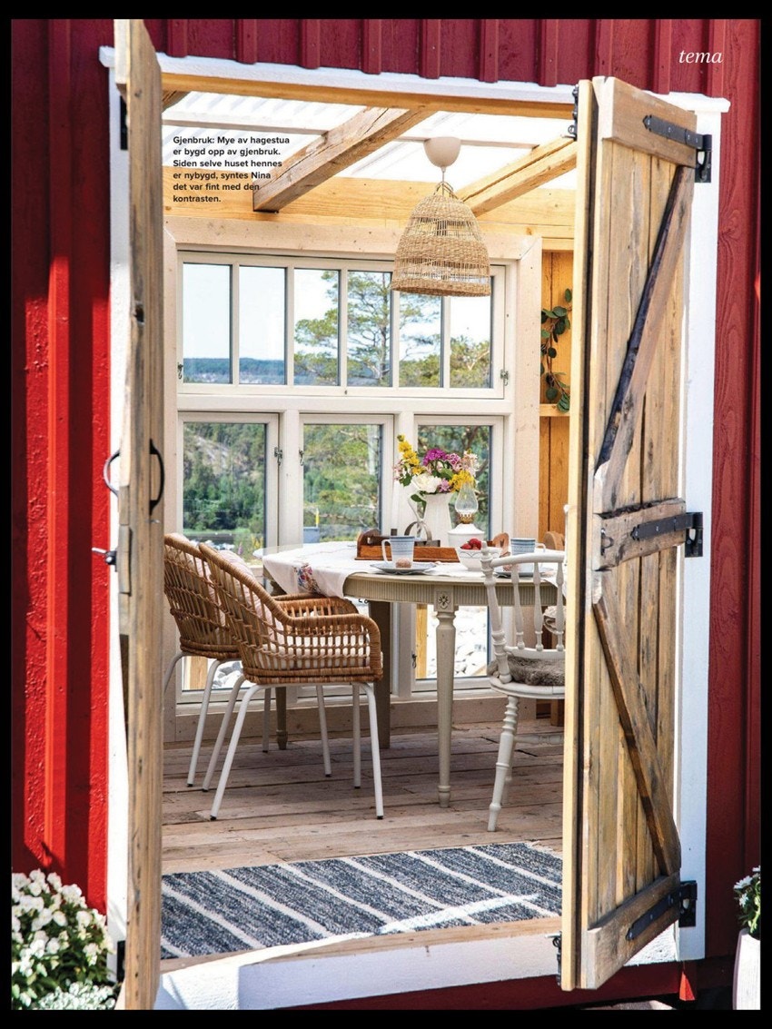 Reportasje i Lev Landlig nr. 5. Private bilder. Galleribilde