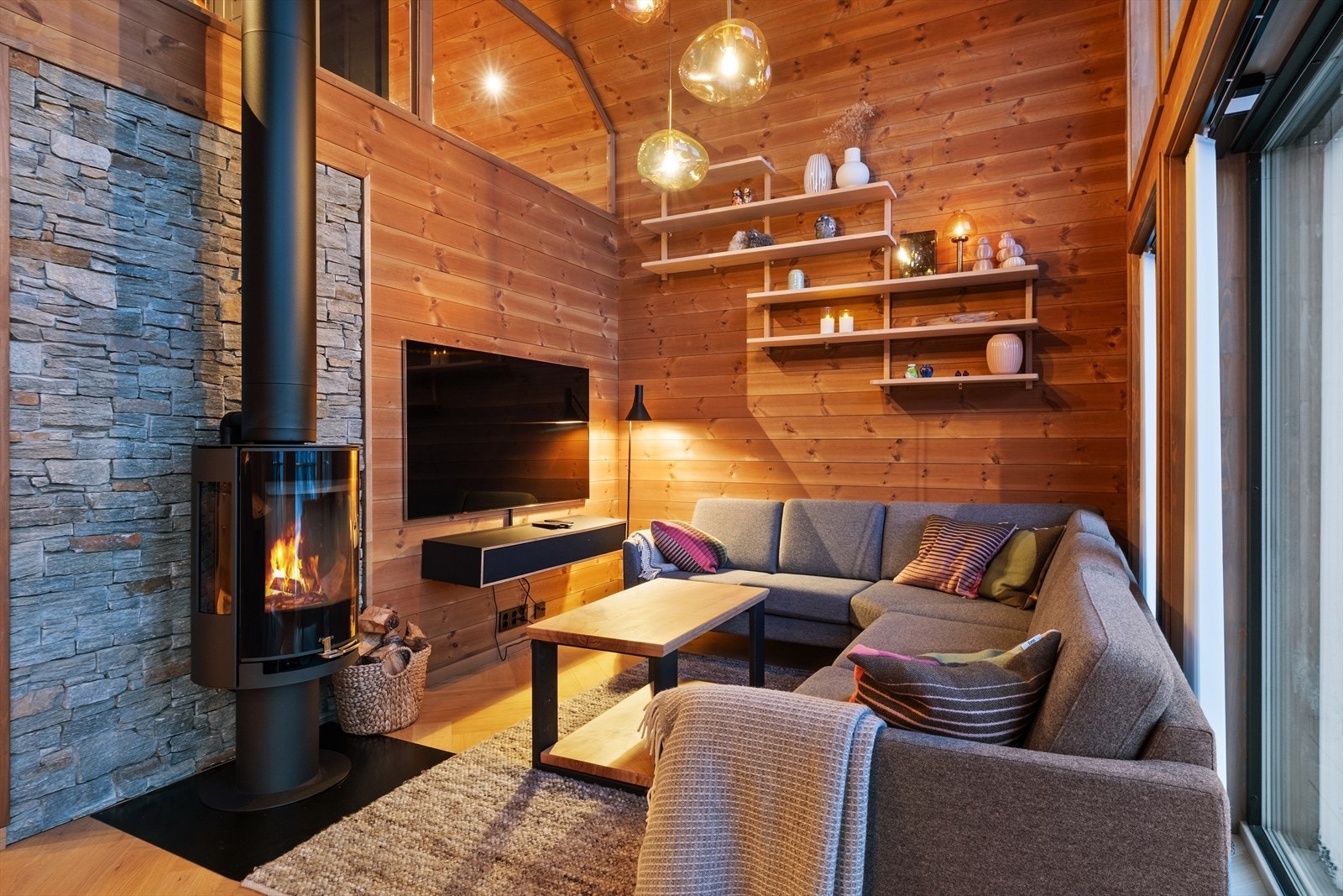 Lekker og koseleg familiehytte Galleribilde