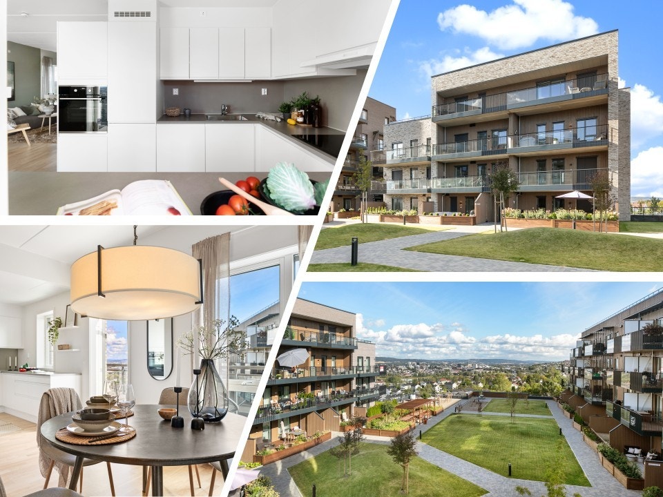 Velkommen til Skjettentoppen! Moderne leilighet, garasjeplass og felles takterrasse med panorama utsikt! Galleribilde