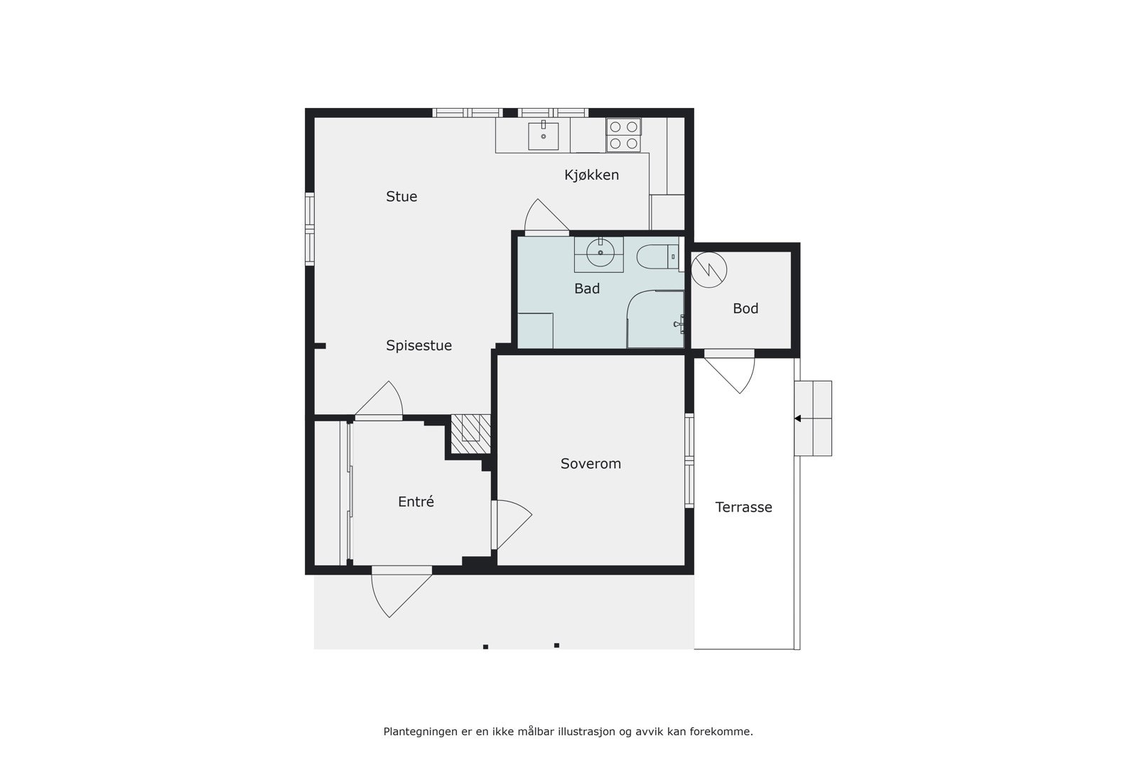 Plantegning Galleribilde