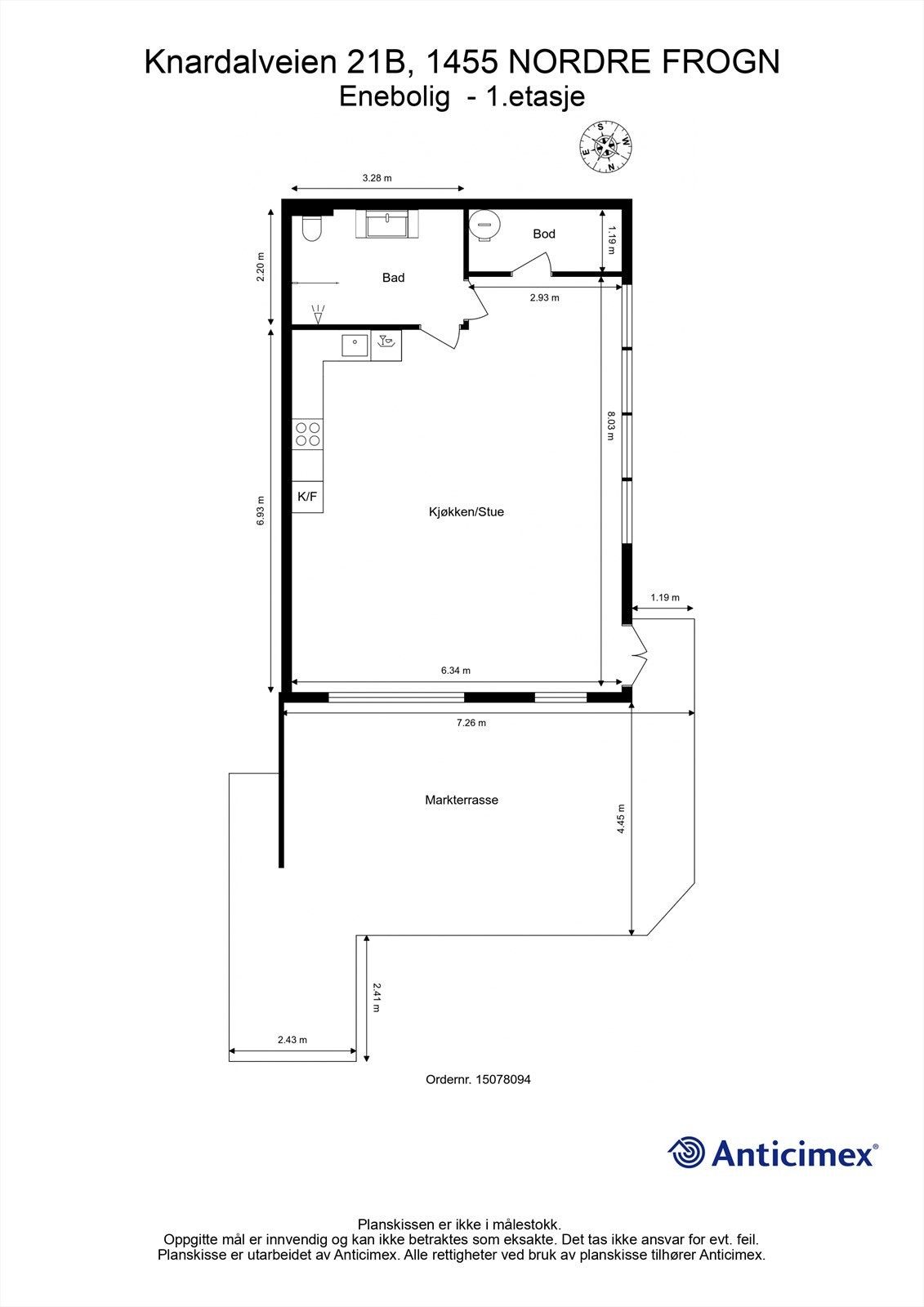 Plantegning Galleribilde