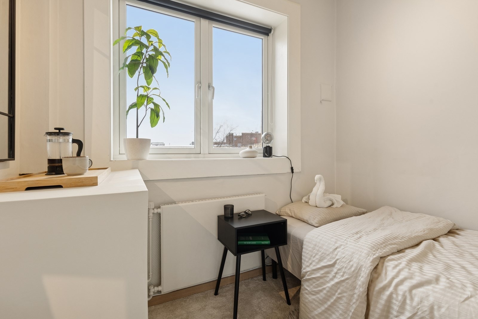 Bredbånd, varmtvann og fyring er inkludert i felleskostnadene. Galleribilde