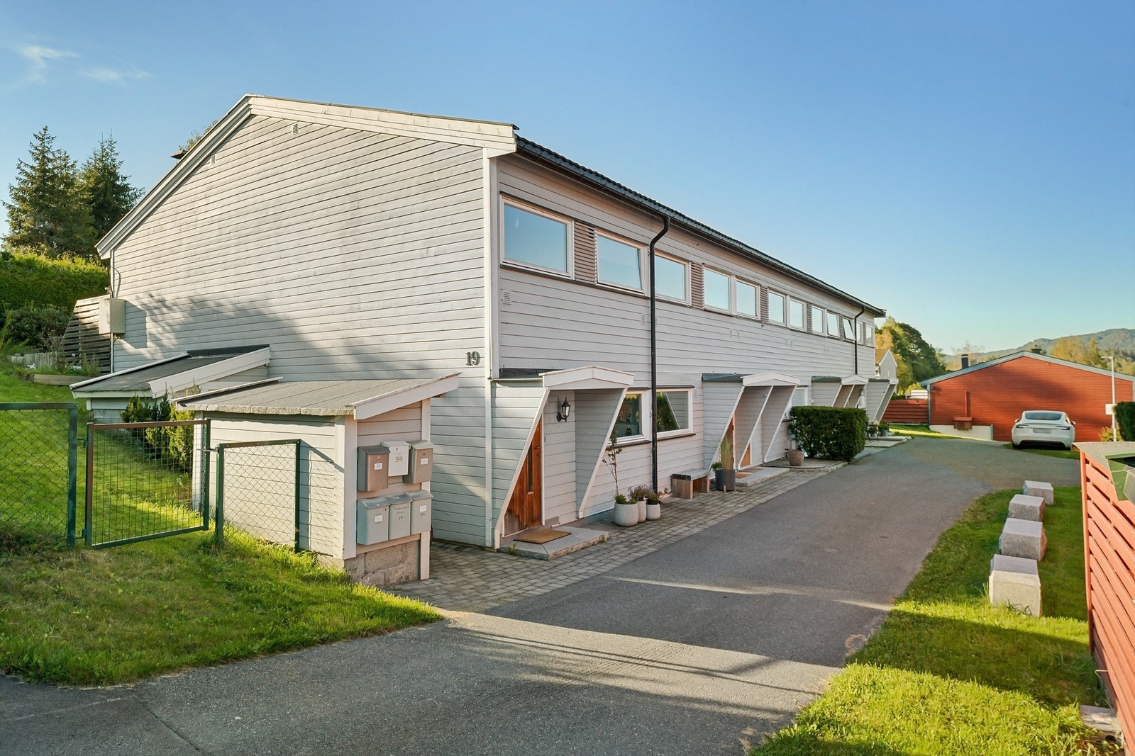 Sommerbilde av området Galleribilde