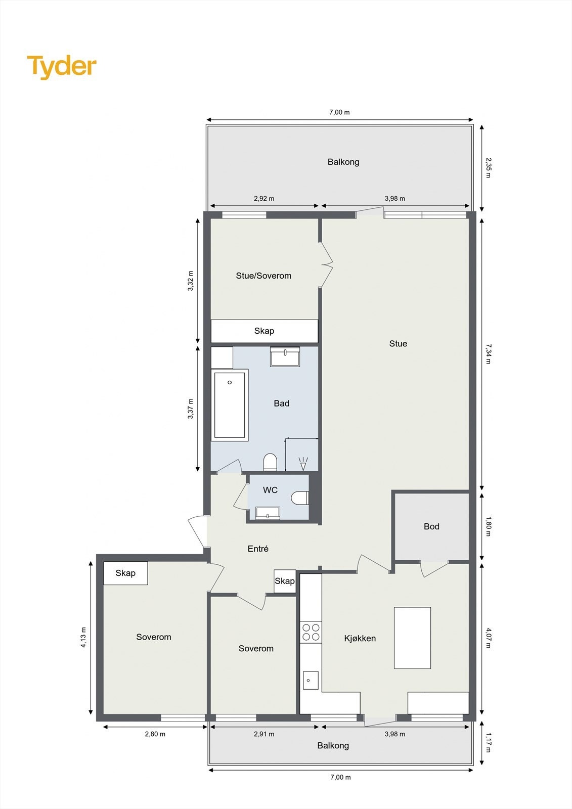 Planløsning Galleribilde