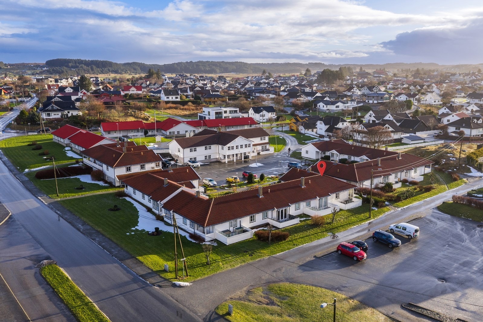 Lettstelt og kjekt enderekkehus med alt på ett plan. Galleribilde