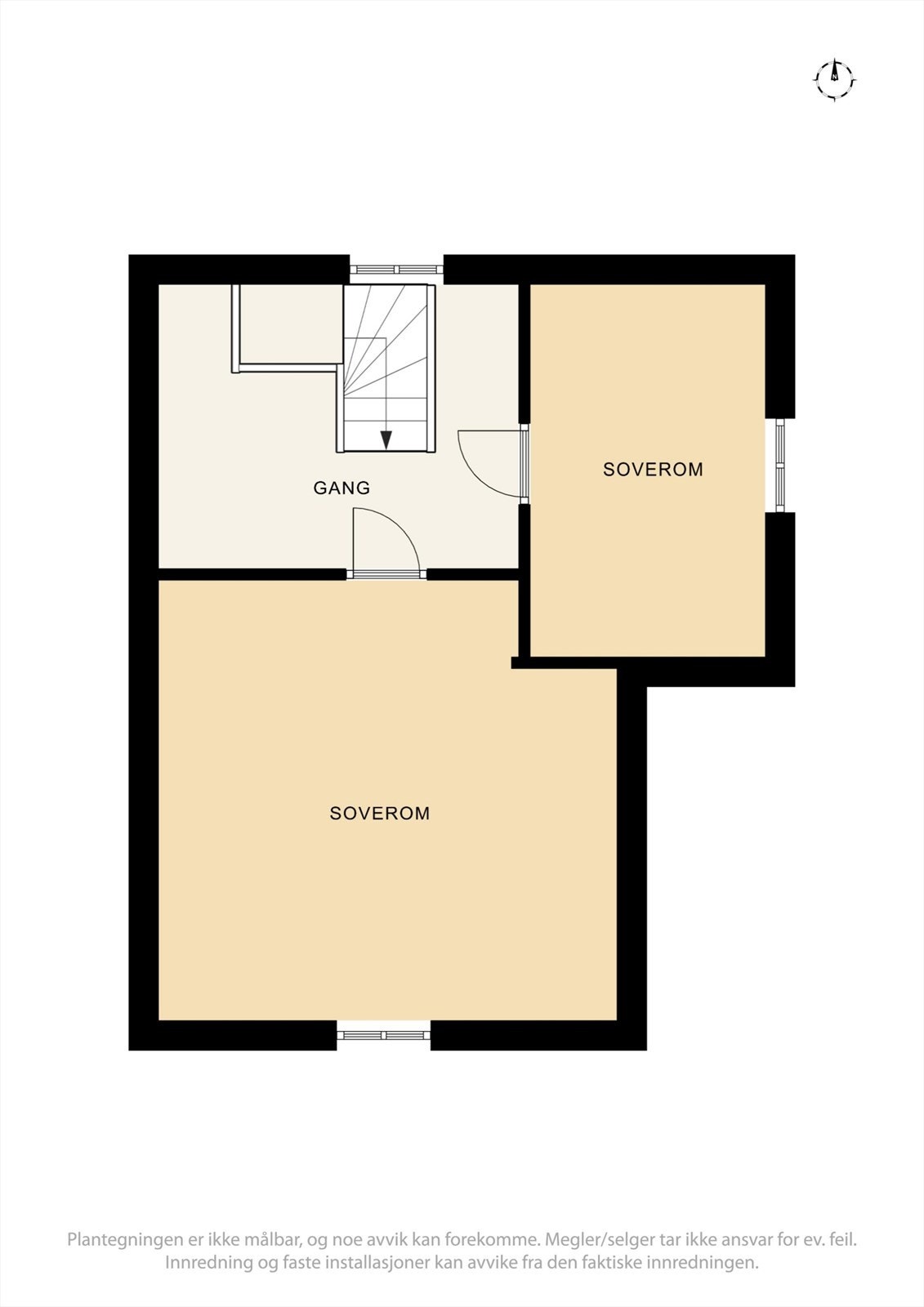 Plantegning loft Galleribilde