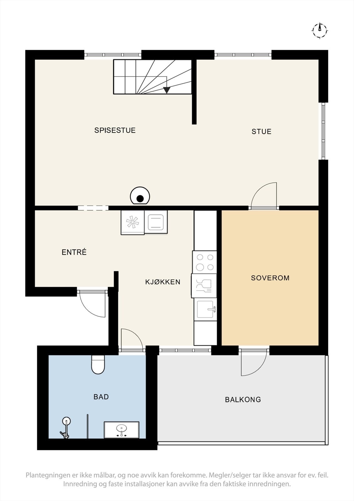 Plantegning 2. etg Galleribilde