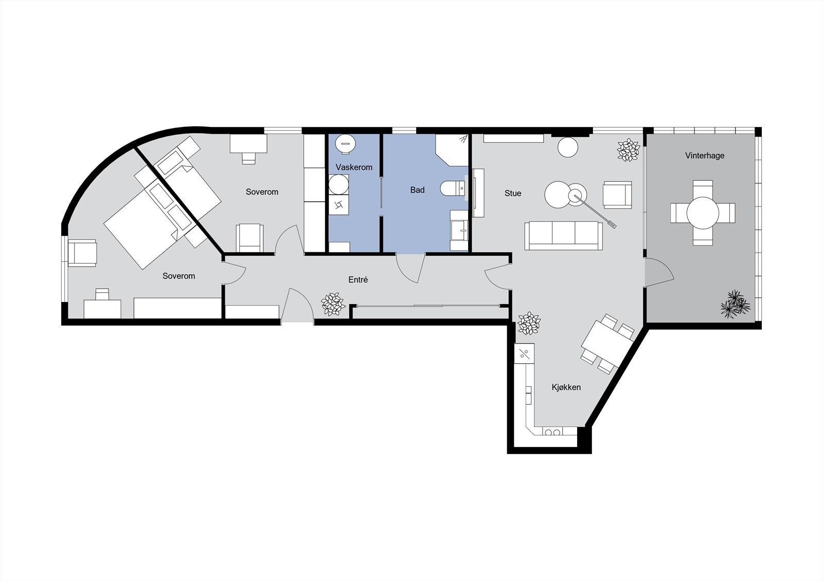 Plantegning. Galleribilde