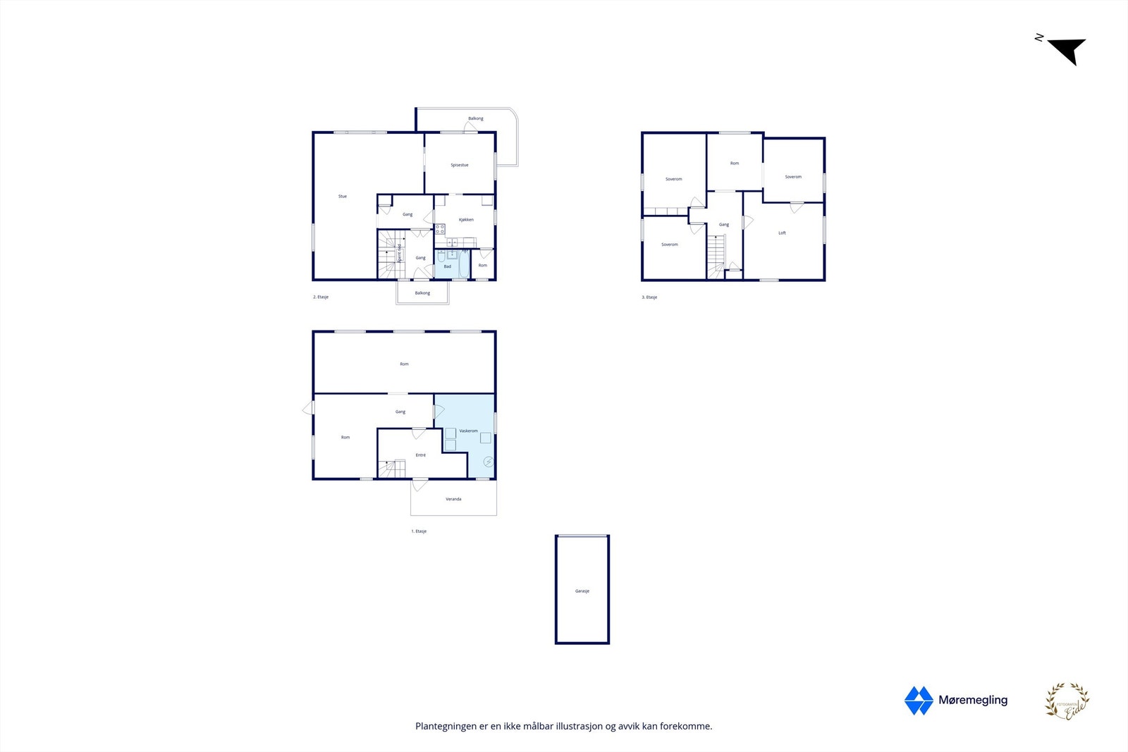 Plantegning Galleribilde