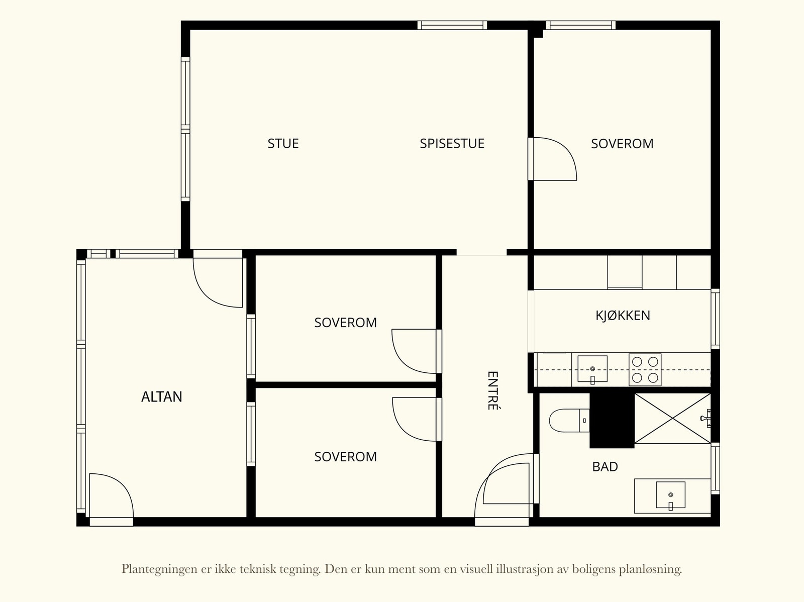 Planløsning. Galleribilde