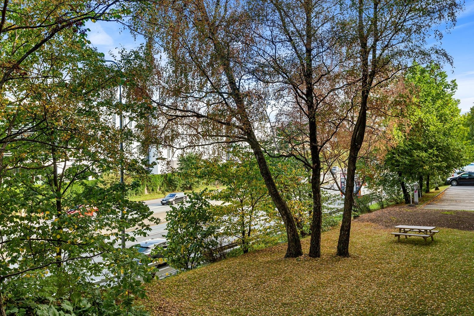 Utsyn fra balkong. Galleribilde