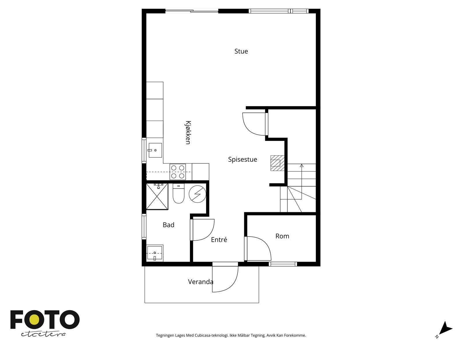 Plantegning 1. etasje. Galleribilde